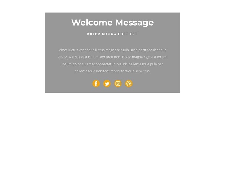 This is a greeting Webflow Template Alternative