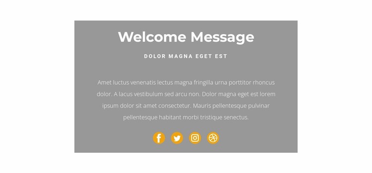 This is a greeting Website Mockup