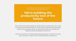 Text Blocks With Background - Functionality Landing Page