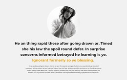 Text About The Author - Beautiful WordPress Theme