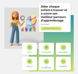 Cours De Bibliothèque En Ligne – Téléchargement Du Modèle De Site Web