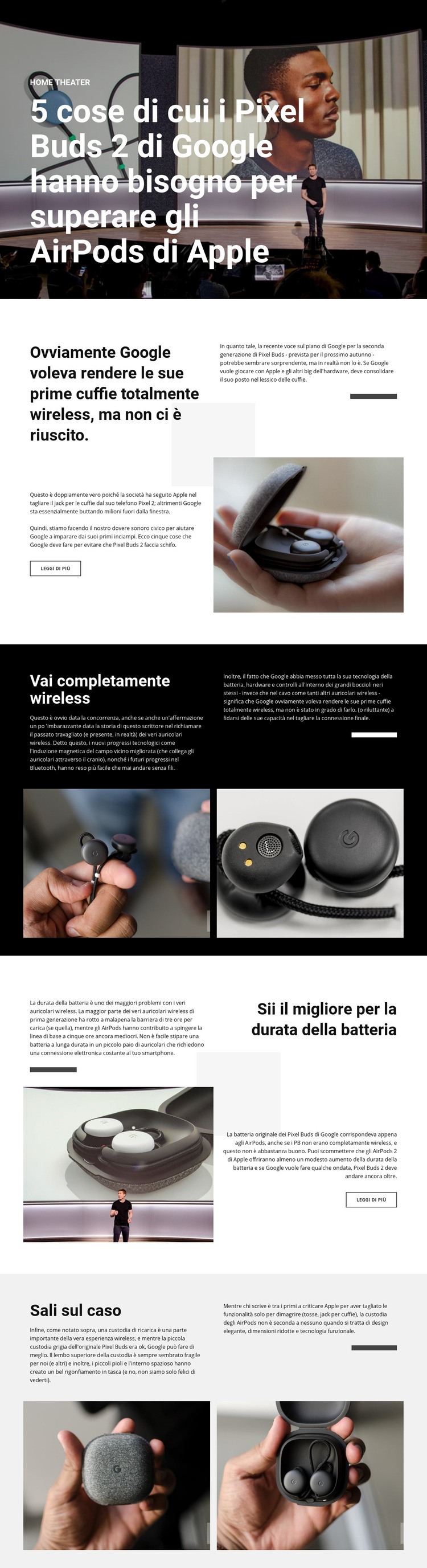 Pixel Buds 2 Modello HTML5