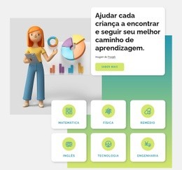 Maquete De Site Multifuncional Para Cursos De Biblioteca Online