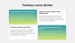 Repetidor De Grade Com Fundo Gradiente - Modelo HTML5
