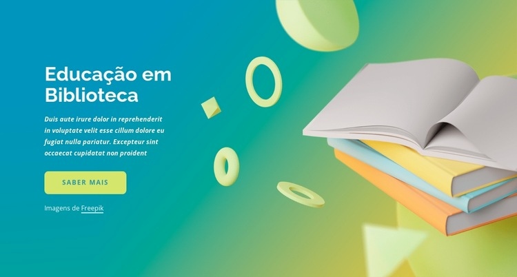 Aprendizagem e pesquisa Landing Page