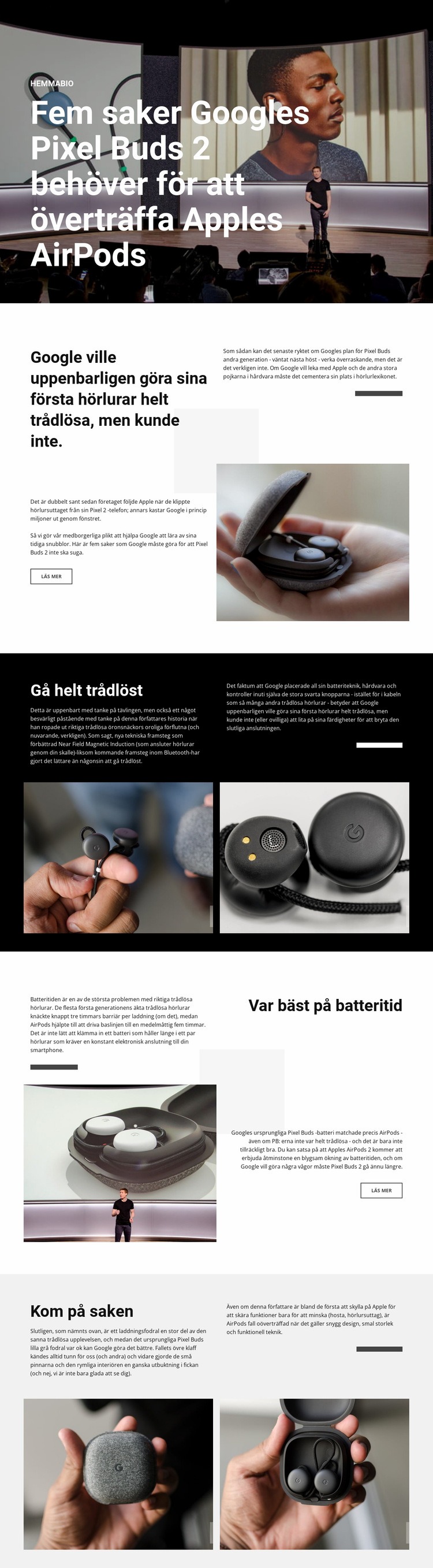 Pixel Buds 2 CSS -mall