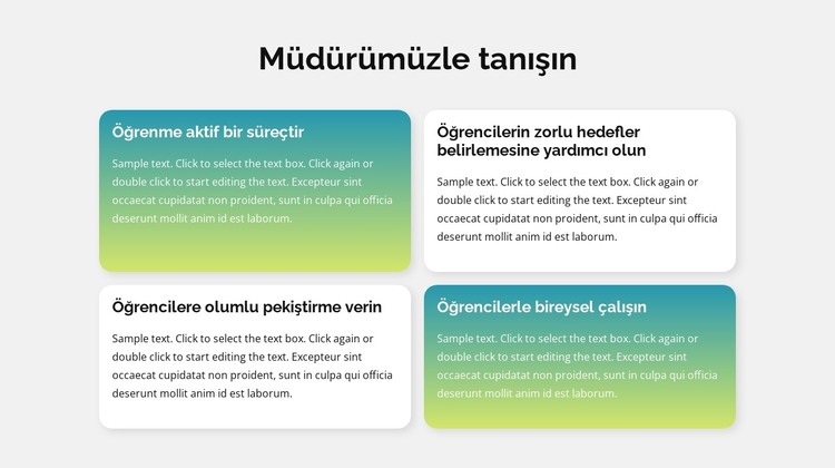 Degrade arka plana sahip ızgara tekrarlayıcı HTML Şablonu