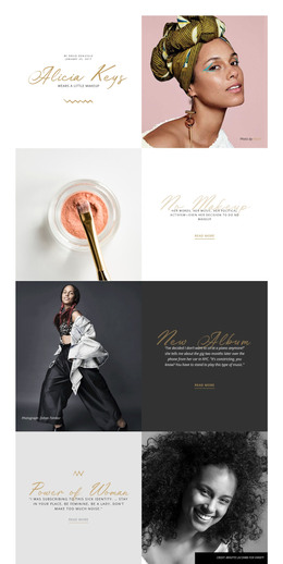 Alicia Keys - Modern WordPress Theme