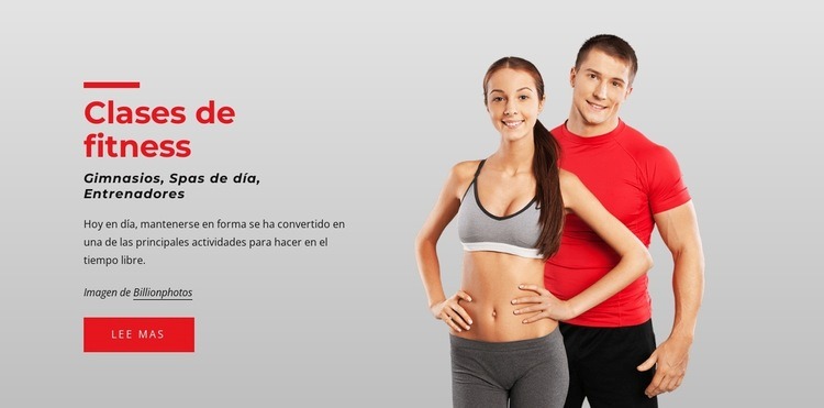 Cardio, fuerza y yoga Maqueta de sitio web