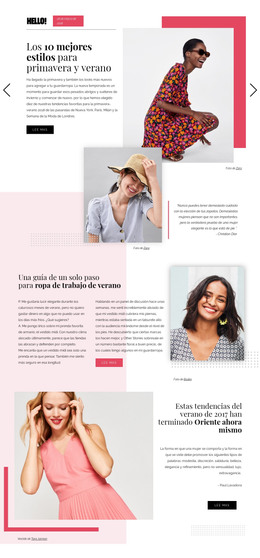 Plantilla De Diseño Para Tendencias De La Moda