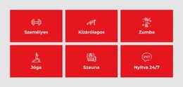 Edzés És Fitnesz Óra - Rendszerindító Sablon