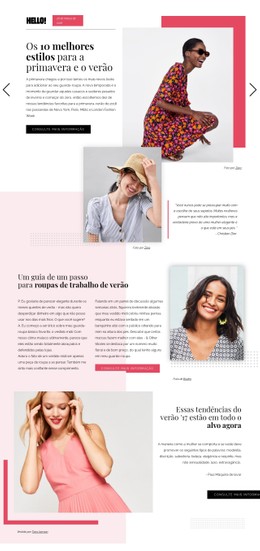 Tendências Da Moda Modelo De Formulário CSS