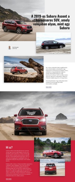 Subaru - Rendszerindító Sablon