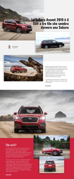 Subaru: Design Semplice