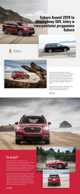 Subaru - Profesjonalny Motyw WordPress