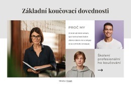 Základní Koučovací Dovednosti Šablona Vstupní Stránky