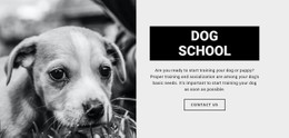 Template Demo For Dog School Training