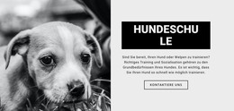 Hundeschulausbildung - HTML-Websitevorlage