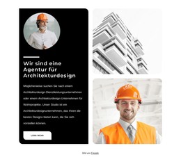 Webdesign Für Agentur Für Architekturdesign