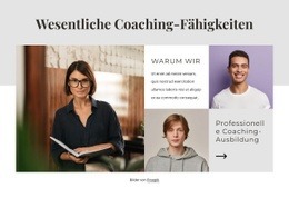 Wesentliche Coaching-Fähigkeiten - Schlichtes Design