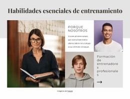 Creador De Sitios Web Para Habilidades Esenciales De Entrenamiento