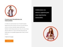 Cursos Para Estudiantes De Intercambio - HTML Designer