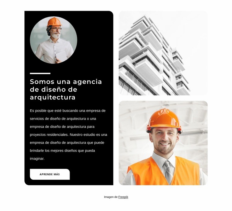 agencia de diseño de arquitectura Plantillas de creación de sitios web