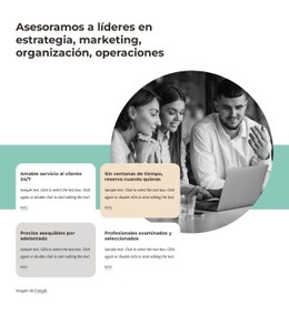 Asesoramos A Líderes En Marketing: Página De Destino Adaptable