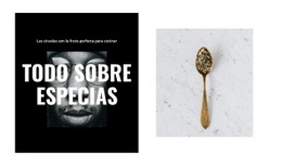 Todo Sobre Especias Plantilla CSS Adaptable