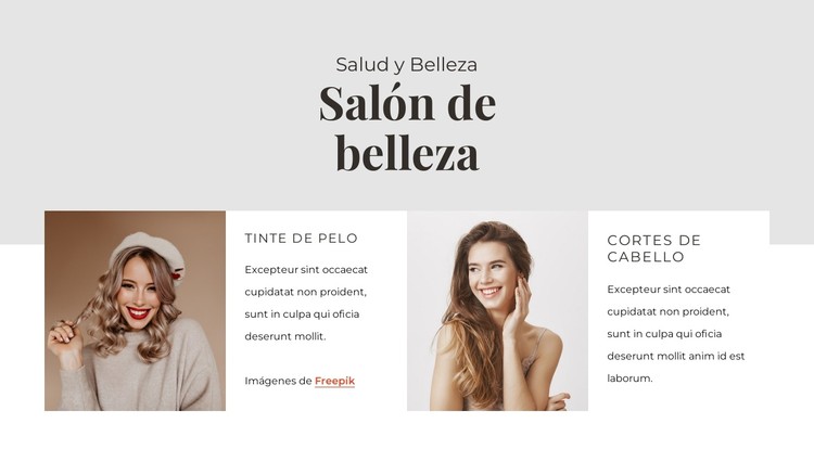 Regálate un nuevo look Plantilla CSS