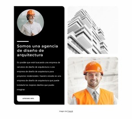 Agencia De Diseño De Arquitectura - Plantilla De Una Página