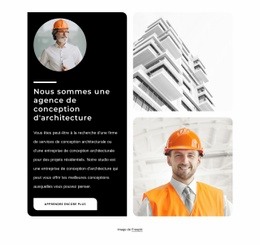 Agence De Conception Architecturale - Online HTML Page Builder