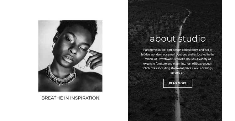 Our creative ideas Homepage Design