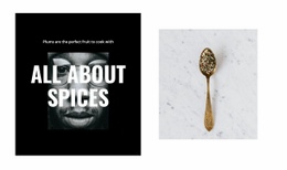 All About Spices - Html Code Online