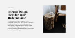 Loft Details In Interior - Fully Responsive Template