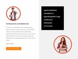 Tanfolyamok Cserediákoknak HTML5 És CSS3 Sablon