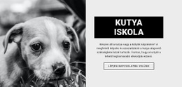 Kutyaiskolai Képzés - HTML Webhelysablon