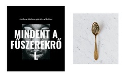 Testreszabható Professzionális Eszközök A(Z) Mindent A Fűszerekről Számára