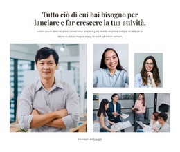 Fai Crescere La Tua Attività - Mockup Di Sito Web Gratuito