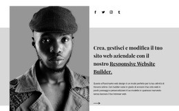 Sulla Nostra Agenzia - Modello Di Mockup Del Sito Web