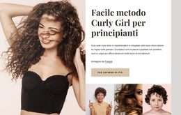 Pagina Web Per Metodo Da Ragazza Riccia