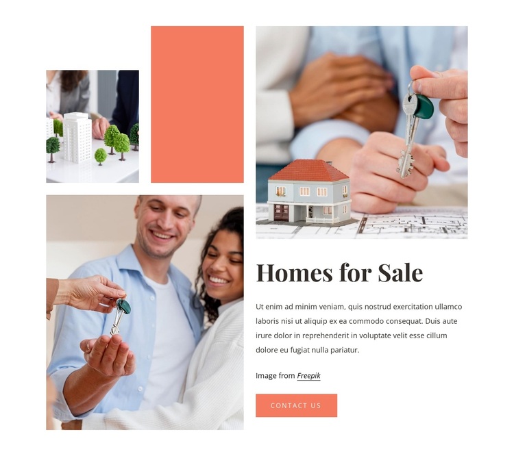 Best homes for sale Joomla Page Builder