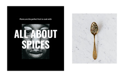 All About Spices - Easy-To-Use Joomla Template