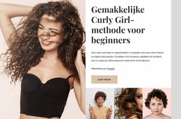 Curly Girl Methode - Eenvoudig Joomla-Sjabloon