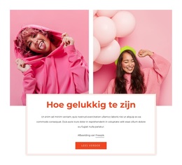 Multifunctioneel WordPress-Thema Voor Hoe Gelukkig Te Zijn