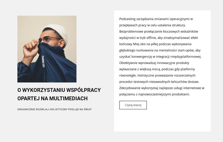 Nowa współpraca Szablon CSS