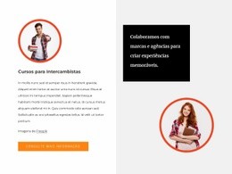 Cursos Para Intercambistas - Melhor Design De Site