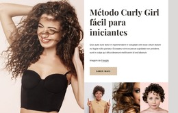 Página Da Web Para Método Curly Girl