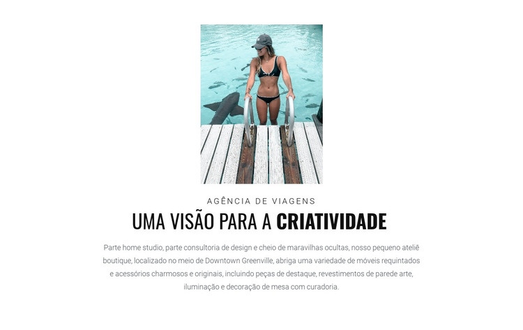 Guia de viagens de hotéis Modelo de uma página