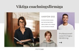 Viktiga Coachningsförmåga Målsidesmall